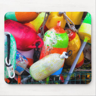 Lobster buoys at Bass Harbour Mouse Mat