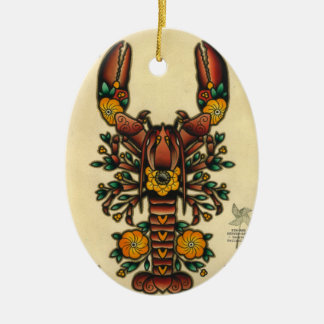 lobster ceramic tree decoration