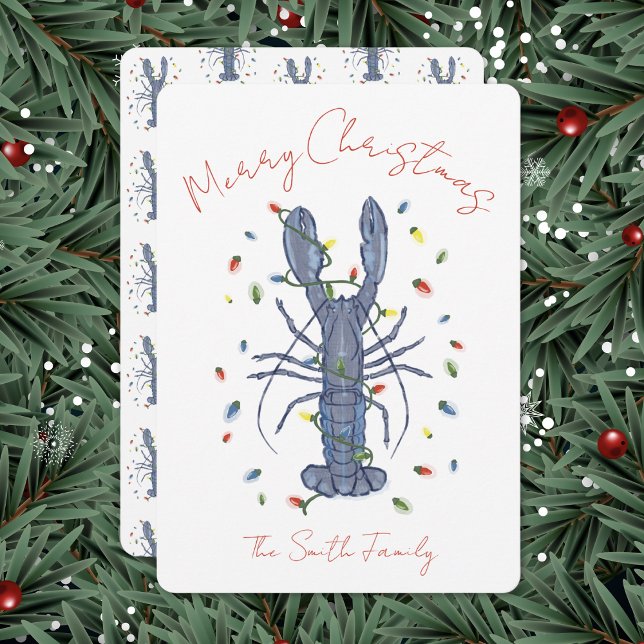 Lobster Christmas Card (Creator Uploaded)