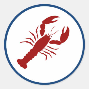 Lobster Classic Round Sticker