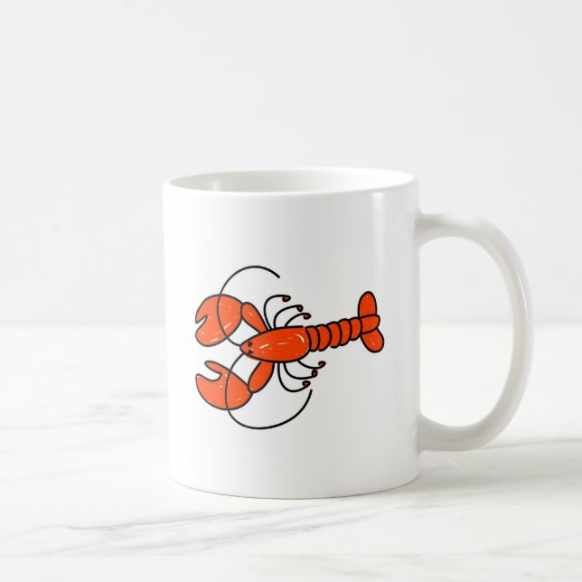 lobster coffee mug (Right)