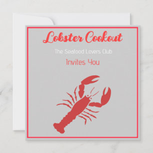 Lobster Cookout Invitation