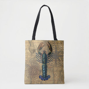 Lobster Crawfish Shellfish Seafood Ocean Tote Bag
