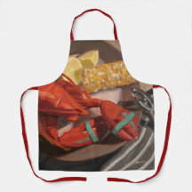 Lobster Dinner All-Over Print Apron