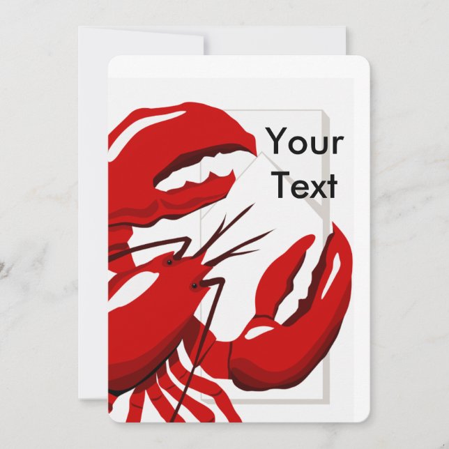 Lobster Dinner Invitation (Front)