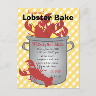 Lobster Dinner Invitation