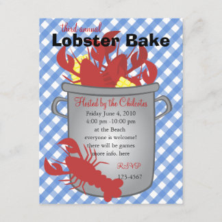 Lobster Dinner Invitation