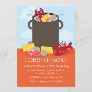 Lobster Feast Party Invitation