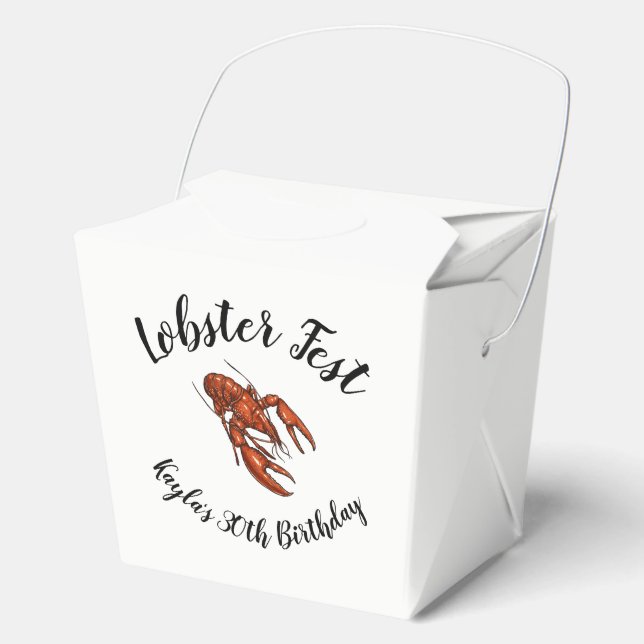 Lobster Fest  Favour Box (Front)