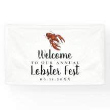Lobster Fest Party Banner