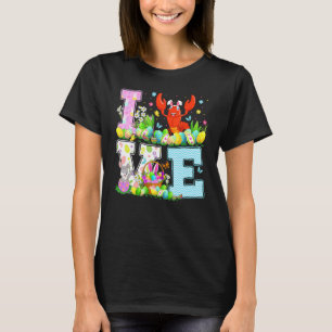 Lobster Fish Easter Egg Hunt Love Lobster Easter T-Shirt