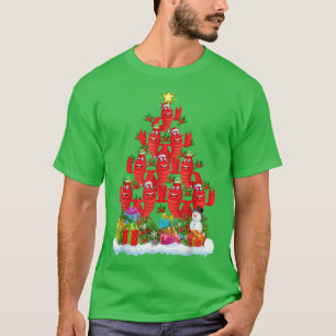 Lobster Fish Lover Xmas Holiday Funny Lobster Chri T-Shirt