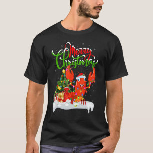 Lobster Fish   Xmas Decorations Santa Lobster Chri T-Shirt