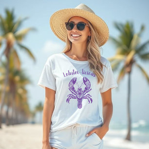 Lobster-Fisherman Core-Hawaiian-Tropical- T-Shirt