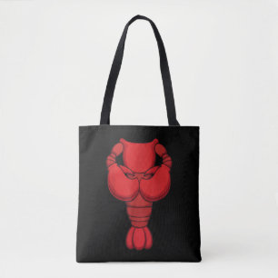 Lobster for Halloween Lobster Animal Cosplay Tote Bag