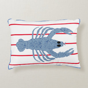 Lobster Ginger Jar jars art print  Accent Pillow