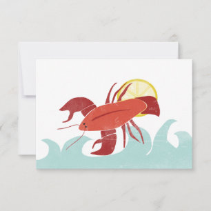 Lobster in the Sun Notecards