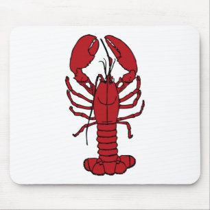 lobster is red mouse mat