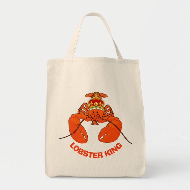 Lobster King Tote Bag (Front)