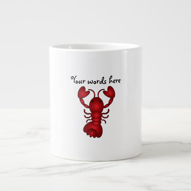 Lobster Large Coffee Mug (Front)