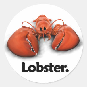 Lobster Lobster. Classic Round Sticker