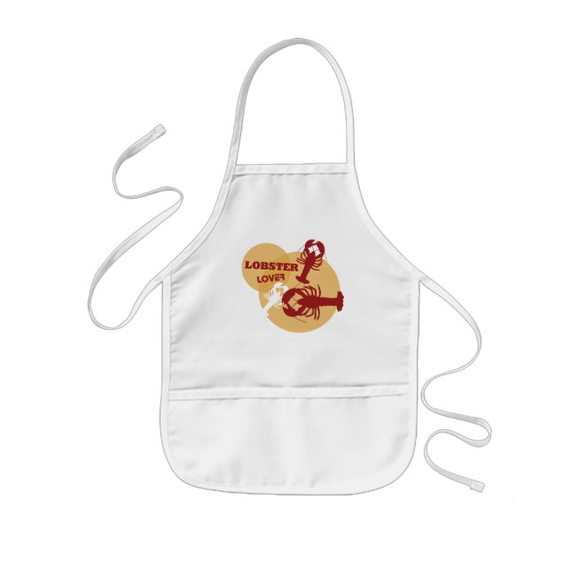 Lobster Lover Kids Apron (Front)