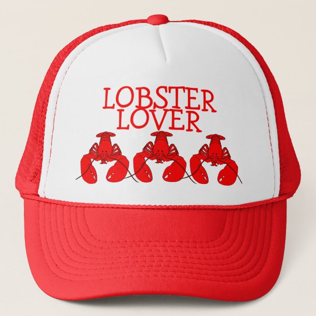 Lobster Lover Trucker Hat (Front)
