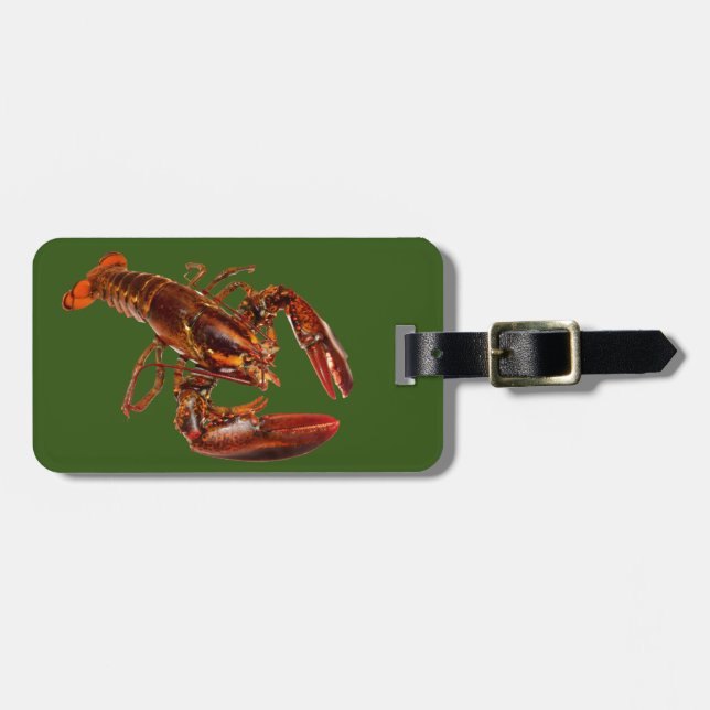 Lobster Luggage Tag (Front Horizontal)