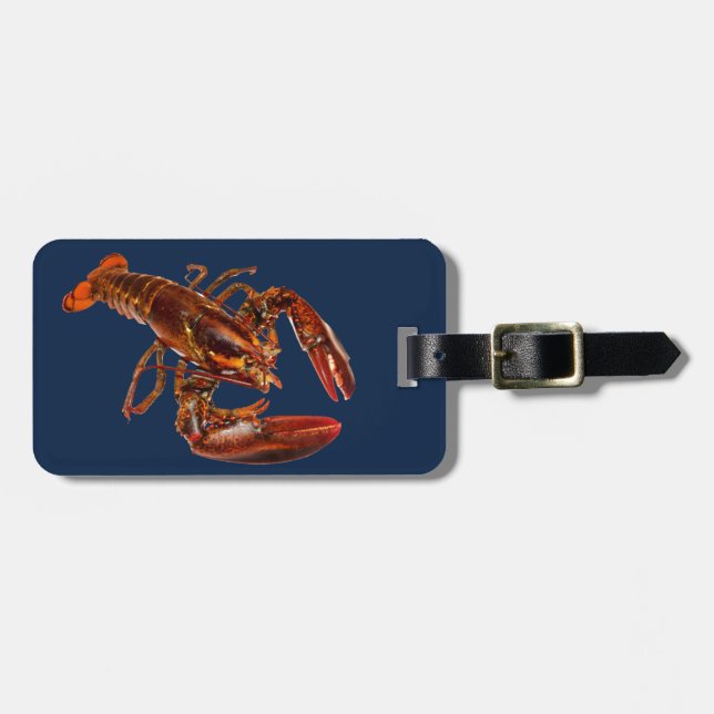 Lobster Luggage Tag (Front Horizontal)