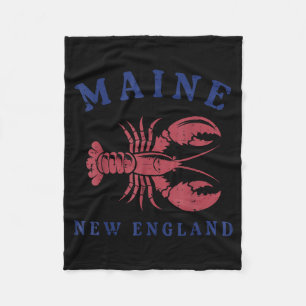 Lobster Maine New England Cool Seafood Lover Men W Fleece Blanket