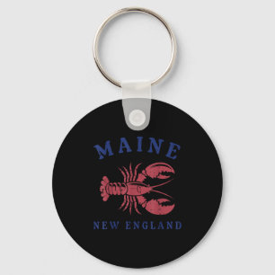 Lobster Maine New England Cool Seafood Lover Men W Key Ring