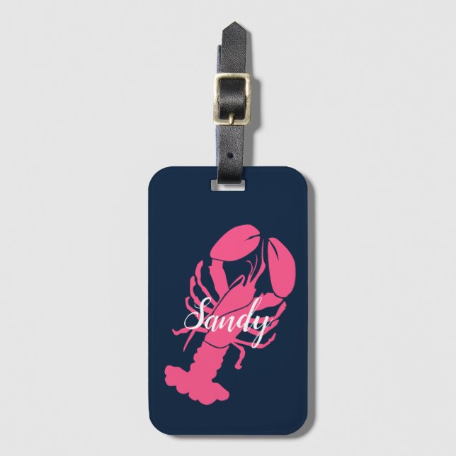Lobster Maine seacoast seafood  Luggage Tag (Front Vertical)