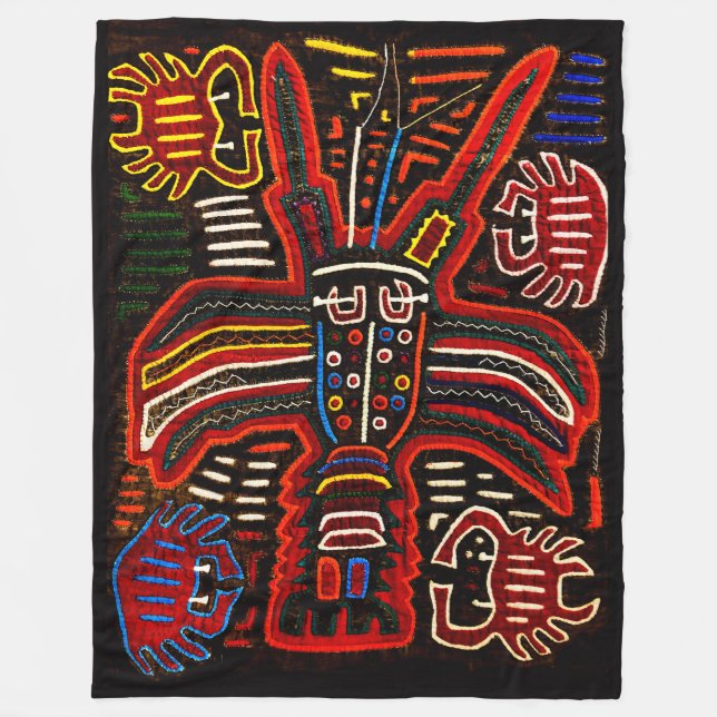 Lobster Mola makes a colourful blanket (Front)