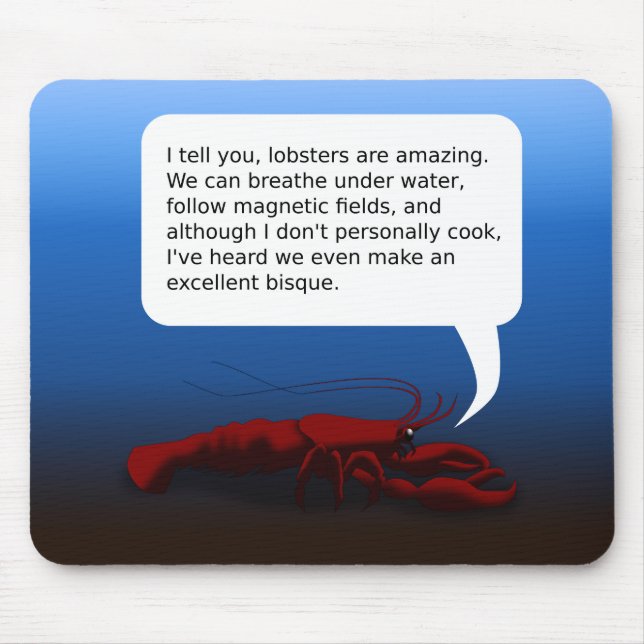 Lobster Mouse Mat (Front)
