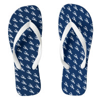 Lobster navy blue white pattern