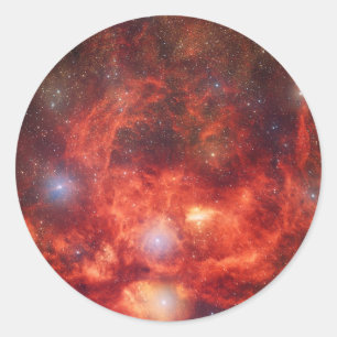 Lobster Nebula Classic Round Sticker