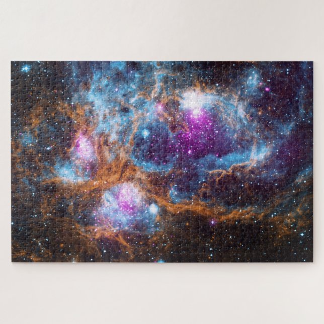 Lobster Nebula - Cosmic Winter Wonderland Jigsaw Puzzle (Horizontal)
