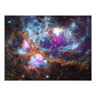 Lobster Nebula - Cosmic Winter Wonderland Photo Print