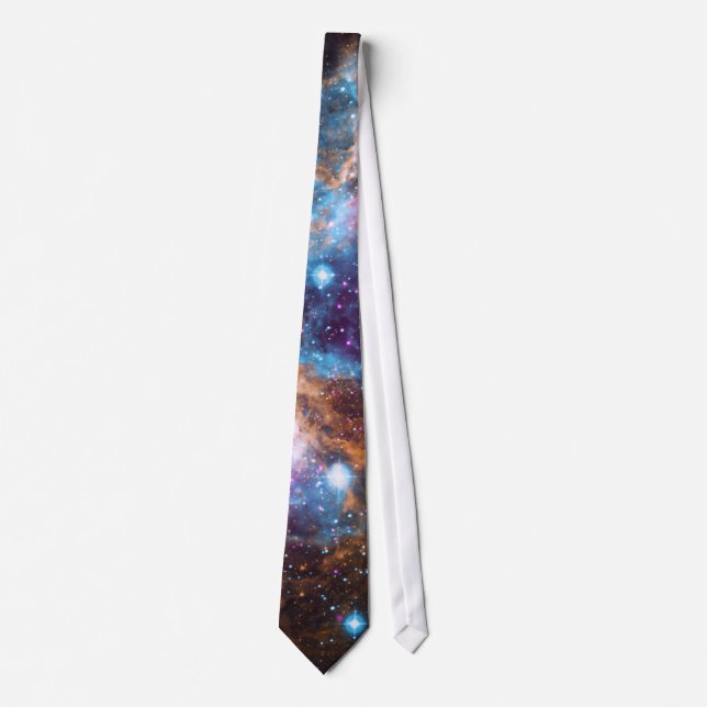 Lobster Nebula - Cosmic Winter Wonderland Tie (Front)