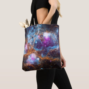 Lobster Nebula - Cosmic Winter Wonderland Tote Bag