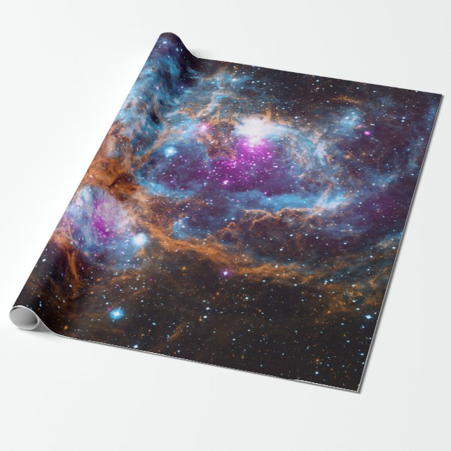 Lobster Nebula Wrapping Paper (Unrolled)