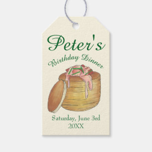 Lobster Newburg Newberg Seafood Dish Dinner Party Gift Tags