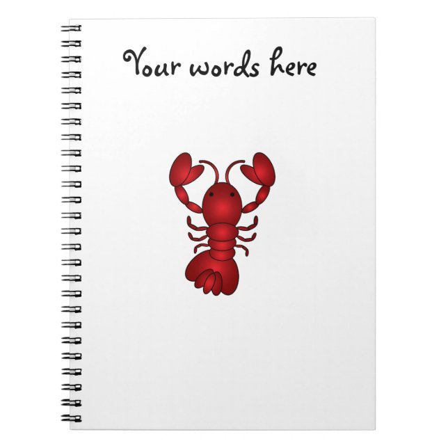 Lobster Notebook (Front)