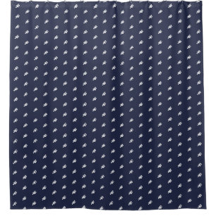 Lobster Ocean Blue and white Bath Towel Set Shower Curtain