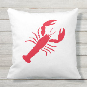 "Lobster" Outdoor Pillow