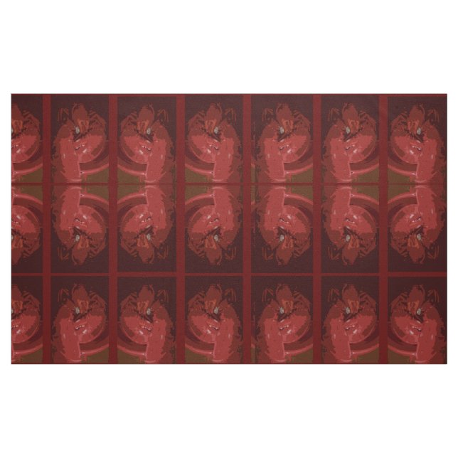Lobster Outline Fabric (Fat Quarter)