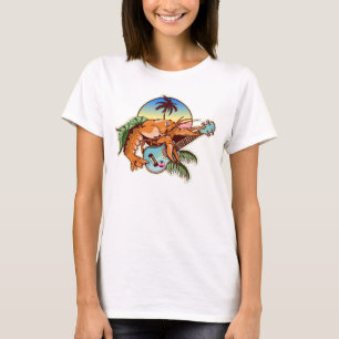 Lobster playing a ukulele guitar  T-Shirt
