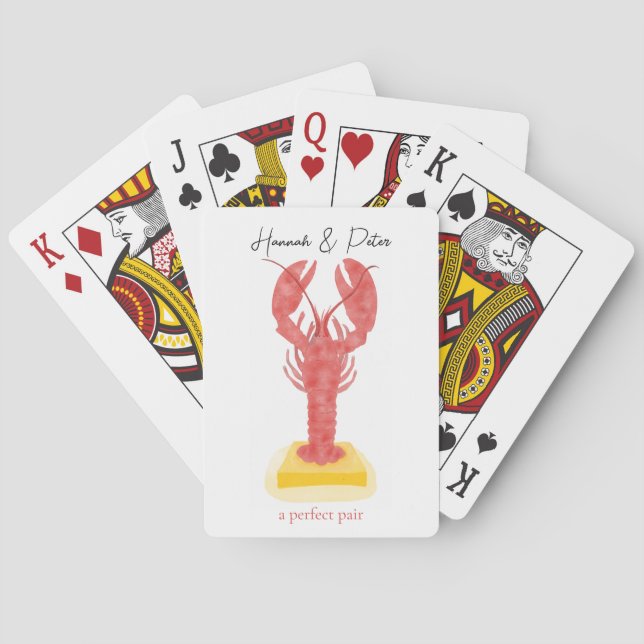 Lobster playing cards (Back)