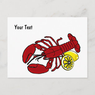 Lobster Postcard - Maine Lobster Postcard