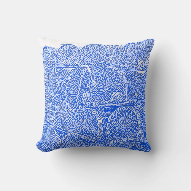 Lobster Pot Illustration - Light Reverse  Cushion (Front)